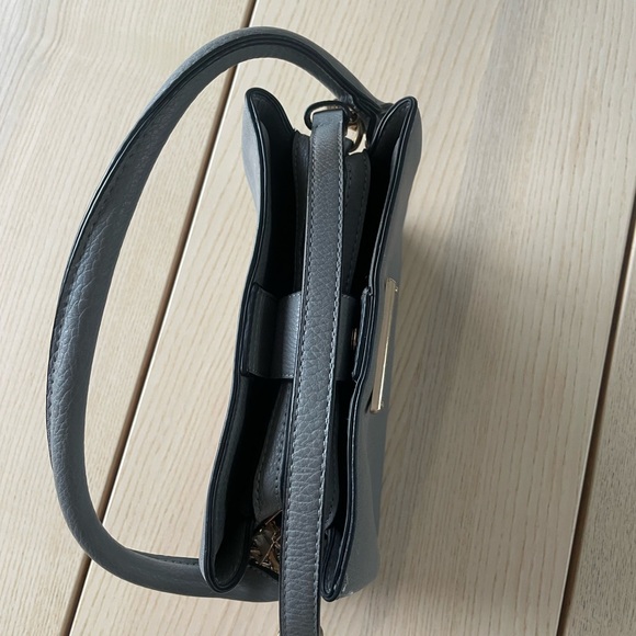 Poppy and Peonies purse, grey Poppy + Peonies hand bag, women’s handbag - Picture 10 of 11